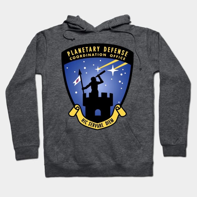 Planetary Defense Coordination Office Logo Hoodie by FaelynArt